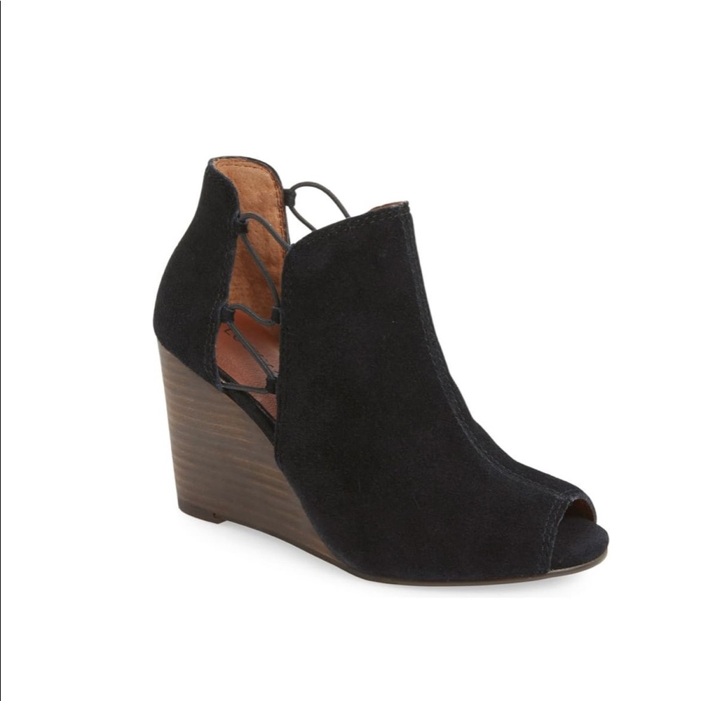 Lucky Brand Black Wedges
